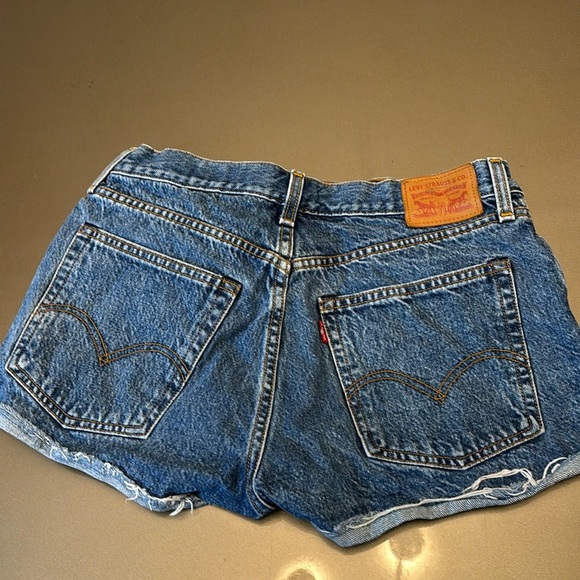 Levi's Blue Jean Shorts - Picture 4 of 10